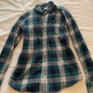 J Crew Plaid Button Down